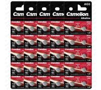10 Piles AG5 / LR48 / LR754 / 393 / 309 / 193 Camelion Alcaline 1,5V