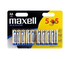 Piles alcaline Maxell LR6 AA