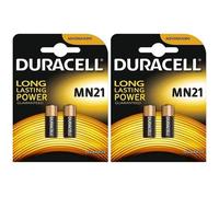 Piles alcaline ONOGAL-Batterie 4X Duracell Alkaline Sécurité A23 - K23A Lrv08 Gp23 12V Mn21 2017 Lrv08 V23Ga Lr23A 23A L 2649