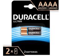 Piles alcaline Pile alcaline Duracell spéciale AAAA 1,5 V, pack de 2 (LR8D425), conçue pour une utilisation dans les sty 2565