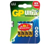 PILES ALCALINE ULTRA PLUS GP LR03 / AAA - 24AUP-2U4 / Blister de 4 piles