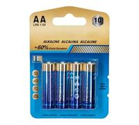 Piles alcalines AA LR6 de 1,5 V, Disponibles dans Un Paquet Pratique de 4 pièces, parfaites pour alimenter Vos appareils électroniques de manière Efficace et Durable.