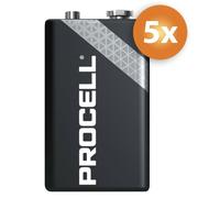 Piles alcalines Duracell Procell 9V - lot de 5