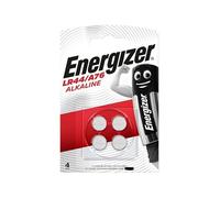 Piles alcalines - ENERGIZER - LR44 A76 - 1 5V - 105 mAh - Blister 4