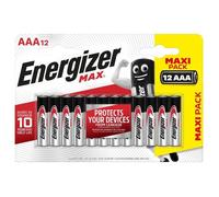 Piles Alcalines Energizer Max AAA/LR3. pack de 12