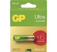 Piles alcalines GP ULTRA AA (LR6)- 6 pièces