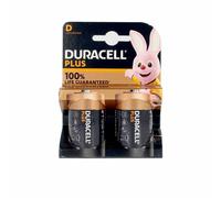 Piles Alcalines LR20 DURACELL Plus Power D