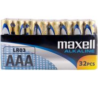 piles alcalines Maxell LR03 (AAA,pack famille 32er)