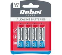Piles alcalines Rebel Lr6 4Sztbat0061B