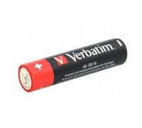 Piles alcalines Verbatim AAA, paquet de 10, 49874
