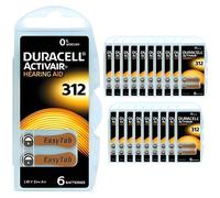Piles Auditives Duracell Activair 312 20