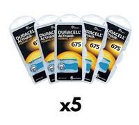 Piles Auditives Duracell Activair 675, 5 Plaquettes G