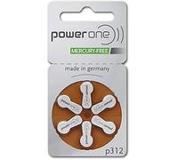 Piles auditives Power One P 312 (0% mercure) par 10 plaquettes