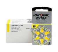 Piles Auditives Rayovac taille 10 | Lot de 10 plaquettes soit 60 piles