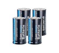 : Piles Baby 1,5V type C super alcalines, pack de 4