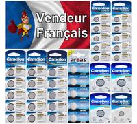 Pack de 5 piles Lithium CR1620 3V (13005620) - Camelion