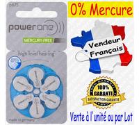 Camelion Piles auditives p675 Power One Zinc-Air 6 pièces