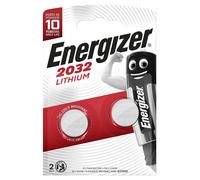 Piles bouton Energizer 2032 - 2 x CR2032 Lithium 3V