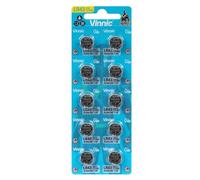 Piles bouton G12, AG12, V12GA, SR43W, SG12 260, 386A Alcaline 1.5V 10pcs