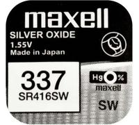 Piles bouton MAXELL, 0% mercure, lot de 10 301 - 399