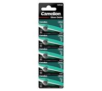 Piles bouton oxyde d'argent 1,55V - 5 pièces - SR58 / SG11
