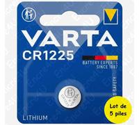 Pile CR1225 Varta Bouton Lithium 3V