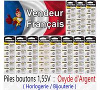 Camelion Pile bouton montre SR 1,55V oxyde d'argent – G0 G1 G2 G3 G4 G6 G7 G10 G11 G12 G13