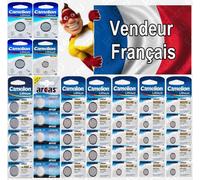 Pack de 5 piles Lithium CR1620 3V (13005620) - Camelion