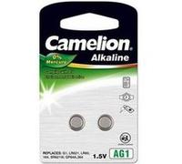 Piles boutons Alcaline AG 1 / LR621 / 364 / 164 / Blister de 2 piles « SANS MERCURE » CAMELION G
