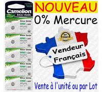Camelion 13005450 Lot de 5 piles bouton lithium, CR2450