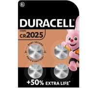 duracell 4 pile bouton lithium dl 2025 - pack de 4 - duracell