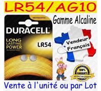 Duracell LR54 Batterie à usage unique SR54 Alcaline