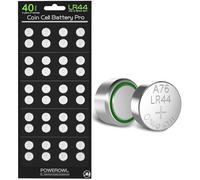 Piles Boutons LR44 AG13 CR44 357 303 A76 Pile alcaline 1,5 V [La Pile est Mise à Jour et Dure Plus Longtemps](40 PCS)