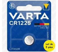Pile CR1225 Varta Bouton Lithium 3V