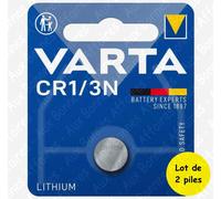 VARTA CR 1/3N - VARTA Photo, 3 volts, 170 mAh, 11,6 x 10,8 mm