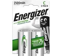 2 Piles Rechargeables C / HR14 2500mAh Energizer Power Plus