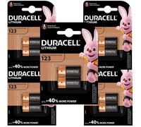 Piles CR123A DL123 3V Lithium Duracell 1500 mAh