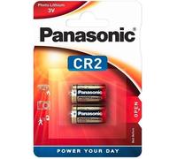 Piles CR2 Lithium 3V Photo 850 mAh Panasonic Blister