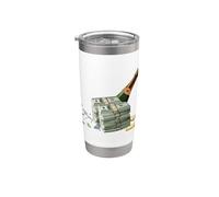 piles d'argent, de diamants, de métaux précieux et de vin fin Gobelet isotherme en acier inoxydable double paroi