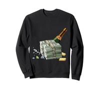 Piles d'argent, de Diamants, de métaux précieux et de vin Fin Sweatshirt