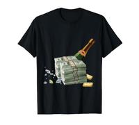 Piles d'argent, de Diamants, de métaux précieux et de vin Fin T-Shirt Graphique avec Valeur