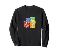 Piles de jetons de Casino Sweatshirt
