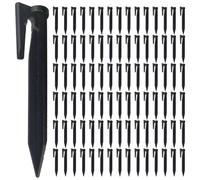 Piles de Piles de Fil de limitation - 100 pièces Petits Pics de Paysage | Limitation Herring de Fil | Piles de Jardin pour tondeuses robotiques, Supports de câbles poteaux limites