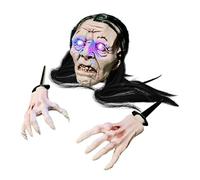 Piles de Squelette d'halloween | 20 Pouces de Squelette Brillant Rises | Décoration légère effrayante de l'ABS | Modélisation d'horreur réaliste Improce avec Les Yeux LED pour la fête d'halloween et