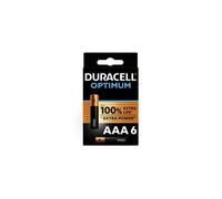 Piles Duracell modele optimum AAA - Pack de 6