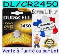 Duracell CR2450 3V Batterie à usage unique Lithium