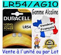 Duracell LR54 Batterie à usage unique SR54 Alcaline