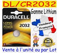 Piles DURACELL TYPE LR44 AG13 - Vente aussi : CR2032 CR2025 CR2016 CR2430 CR2450