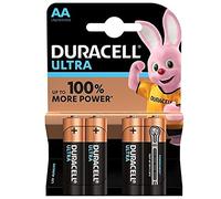 4 piles LR6 AA Duracell Ultra Power sous blister