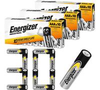 Piles Energizer AAA LR03 Industrial, paquet de 30 alcalines 1250mAh